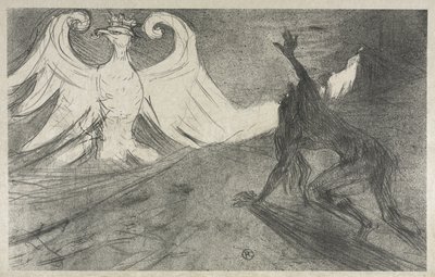 Projekt för Frontispice till: Au pied du Sinaï av Henri de Toulouse-Lautrec