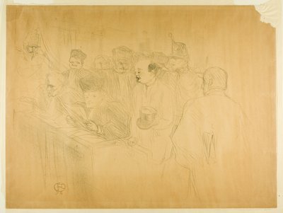 The Arton Trial (tredje plattan) av Henri de Toulouse-Lautrec