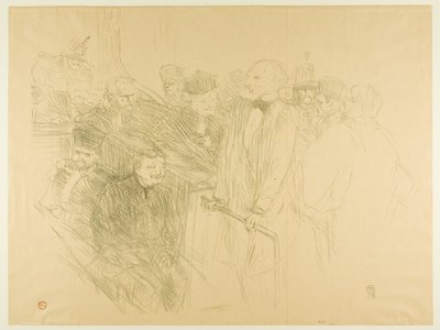 The Arton Trial, Ribot som ger bevis (andra plattan) av Henri de Toulouse-Lautrec