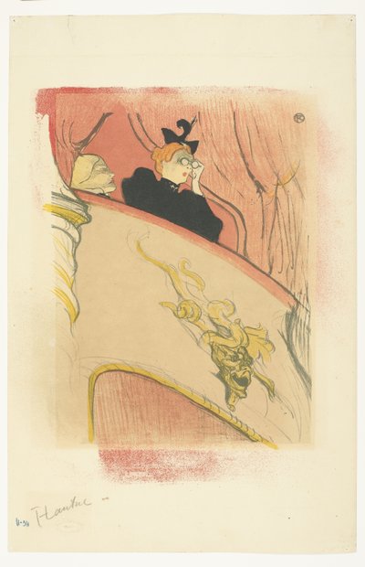 Boxen med den förgyllda masken av Henri de Toulouse Lautrec