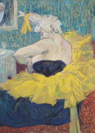 The Clowness Cha-U-Kao in a Tutuswed av Henri de Toulouse Lautrec