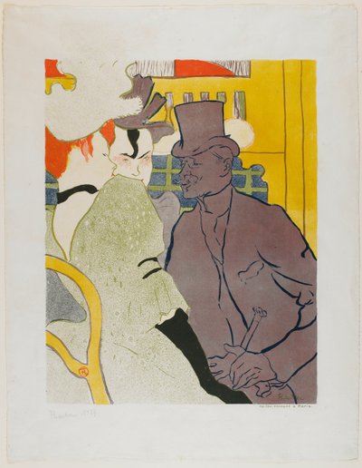 Engelsmannen på Moulin Rouge av Henri de Toulouse-Lautrec