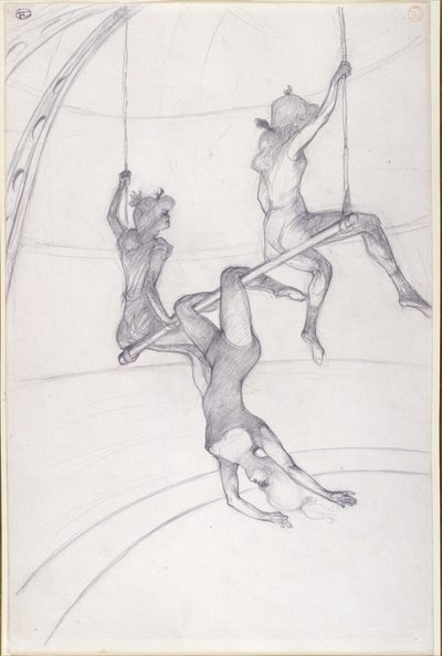 Den flygande trapetsen av Henri de Toulouse Lautrec