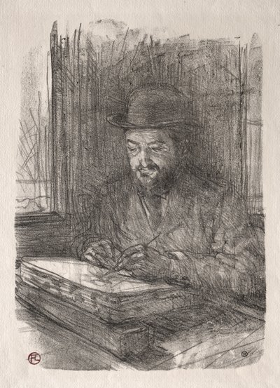 Den gode litografen av Henri de Toulouse-Lautrec