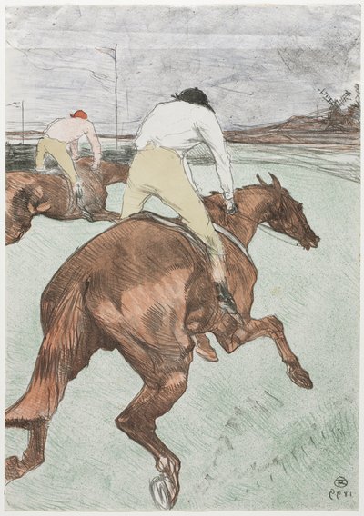 Jockeyn av Henri de Toulouse-Lautrec