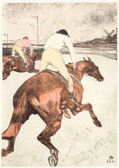 Jockeyn av Henri de Toulouse Lautrec