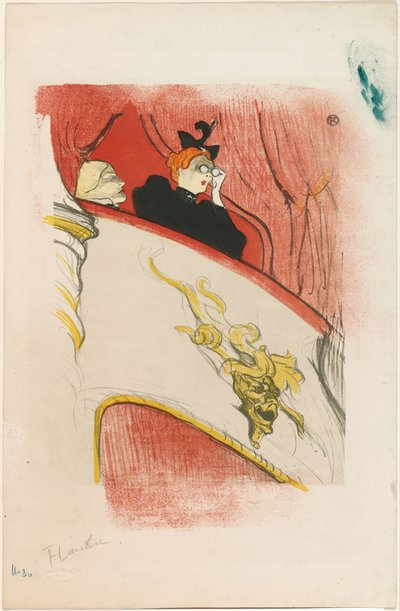 Logen med den förgyllda masken av Henri de Toulouse-Lautrec