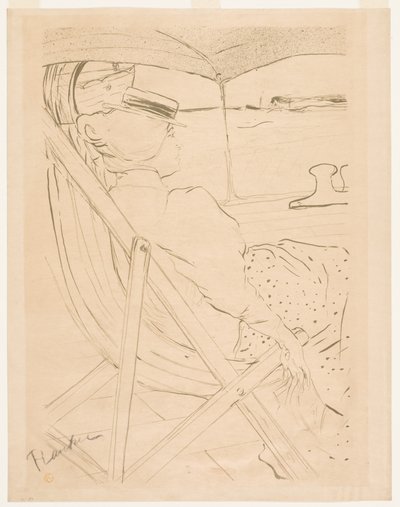 Passageraren på 54 av Henri de Toulouse-Lautrec