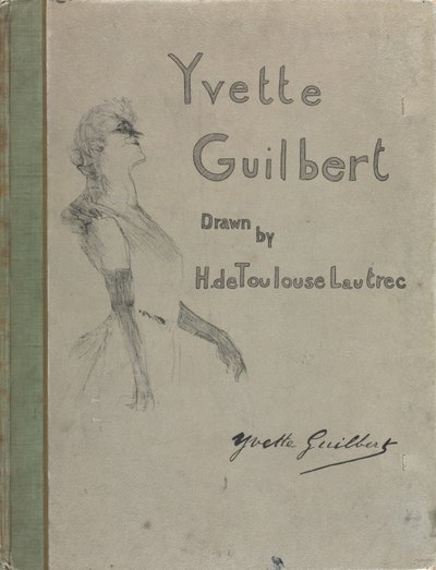 Yvette Guilbert-Engelska serien: Omslag av Henri de Toulouse-Lautrec
