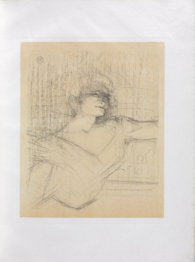 Yvette Guilbert-Engelska serien: I limmet av Henri de Toulouse-Lautrec