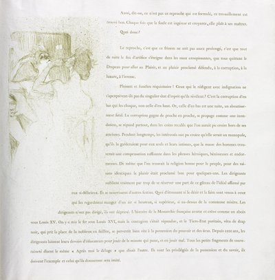 Yvette Guilbert-French Series: Nr 13 av Henri de Toulouse-Lautrec