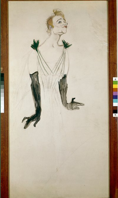 Yvette Guilbert av Henri de Toulouse Lautrec