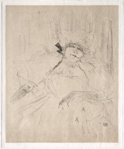 Yvette Guilbert: Gammal sång av Henri de Toulouse-Lautrec
