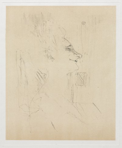 Yvette Guilbert berusad av Henri de Toulouse-Lautrec