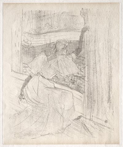 Yvette Guilbert: Hälsar publiken av Henri de Toulouse-Lautrec