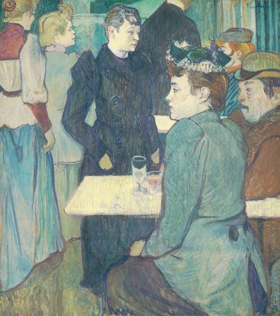 Ett hörn av Moulin de la Galette, 1892. av Henri de Toulouse Lautrec