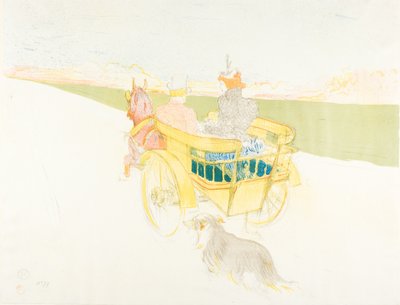 En körning i landet av Henri de Toulouse Lautrec