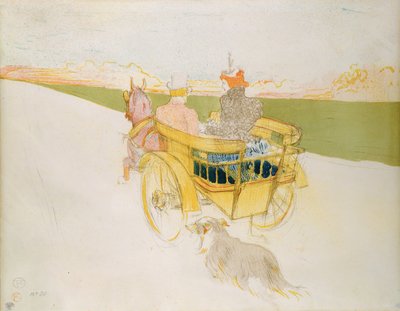 A Ride in the Country, eller den engelska fällan av Henri de Toulouse Lautrec