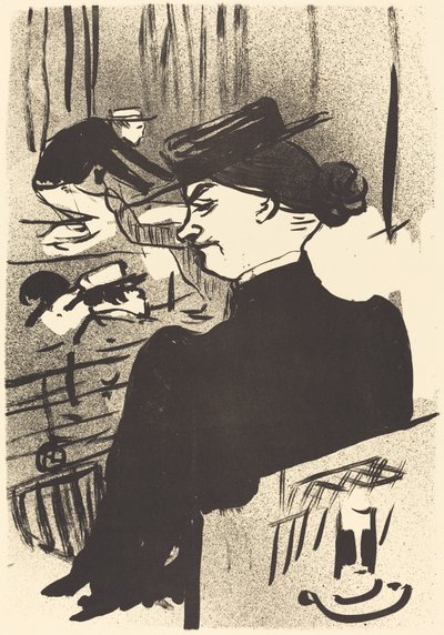 En åskådare En åskådare, 1893. av Henri de Toulouse Lautrec