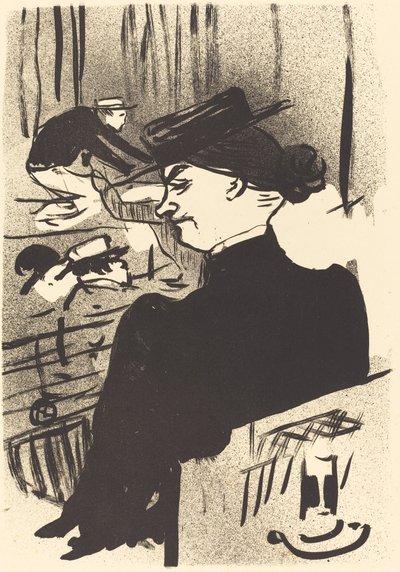 En åskådare En åskådare, 1893. av Henri de Toulouse Lautrec