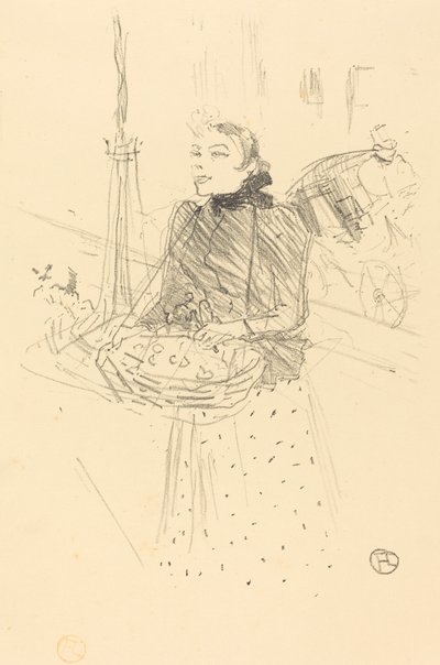 Köp My Beautiful Violets, 1895. av Henri de Toulouse Lautrec