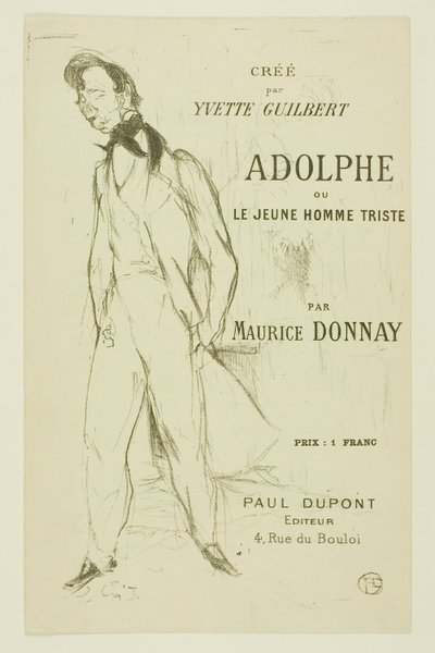 Adolphe – Den sorgsna unge mannen av Henri de Toulouse Lautrec
