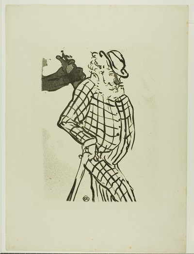 Amerikansk sångerska, från Le Café-Concert av Henri de Toulouse Lautrec