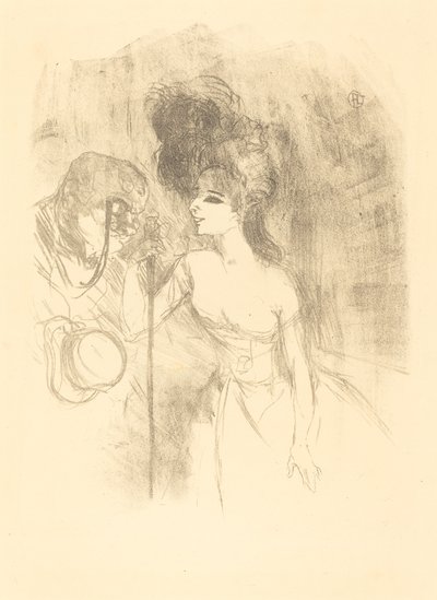 Anna Held och Baldy (Anna Held et Baldy) av Henri de Toulouse Lautrec