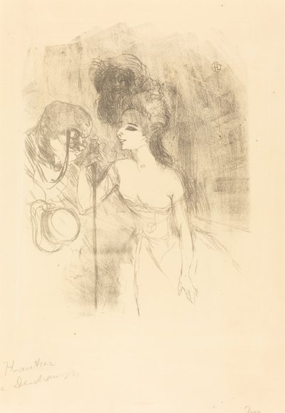Anna Held och Baldy (Anna Held et Baldy) av Henri de Toulouse Lautrec
