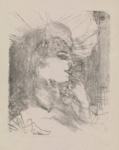 Anna Held, från Porträtt d av Henri de Toulouse Lautrec