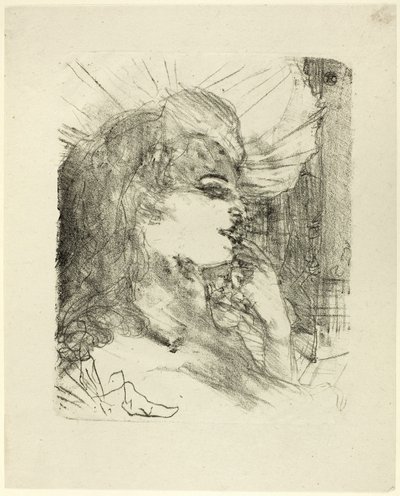 Anna Held, från Treize Lithographies av Henri de Toulouse Lautrec