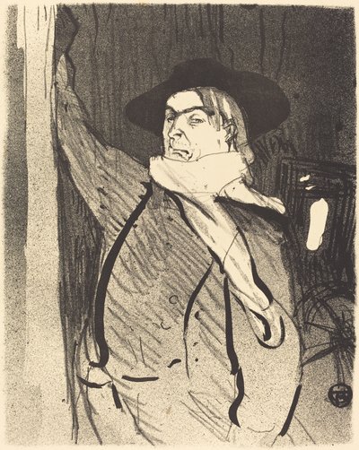 Aristide Bruant, 1893. av Henri de Toulouse Lautrec