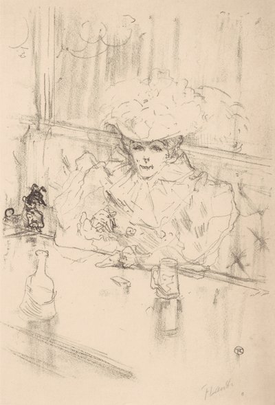 På Brasseriet Hanneton, 1898., 1898. av Henri de Toulouse Lautrec