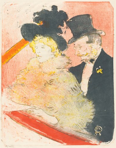 På konserten (Au concert) av Henri de Toulouse Lautrec