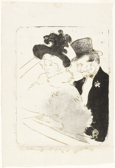 På konserten av Henri de Toulouse Lautrec