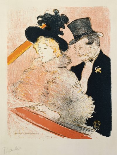 På konserten 1896 av Henri de Toulouse Lautrec