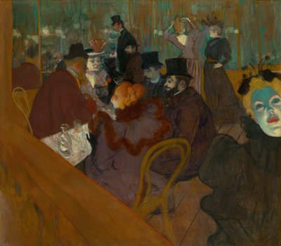Vid Moulin Rouge, 189295. av Henri de Toulouse Lautrec