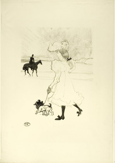 I skogen av Henri de Toulouse Lautrec
