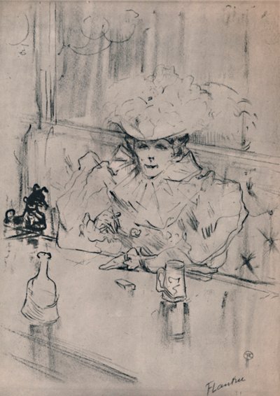 Au Hanneton, ca 1898, 1946 av Henri de Toulouse Lautrec