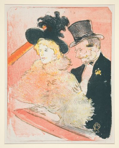 Au concert (På konserten) av Henri de Toulouse Lautrec