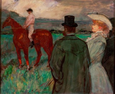 Bei den Rennen von Henri de Toulouse Lautrec