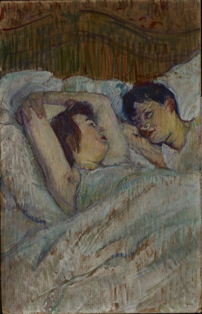 I sängen, 1892. av Henri de Toulouse Lautrec
