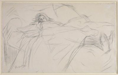 I säng, omkring 1896 av Henri de Toulouse Lautrec