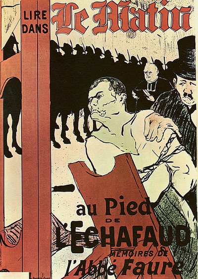Vid foten av ställningen, 1893. av Henri de Toulouse Lautrec