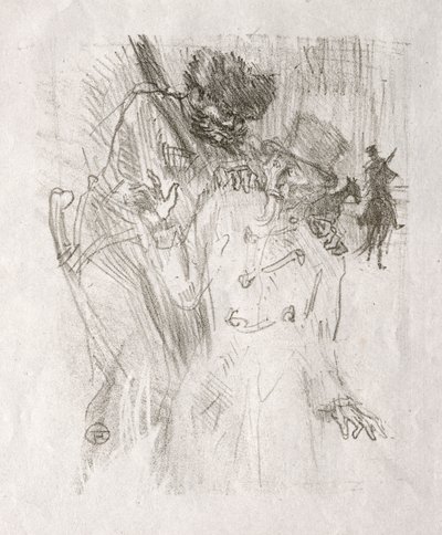 Vid foten av Sinai: Gripande av Schlomé Fuss av Henri de Toulouse Lautrec