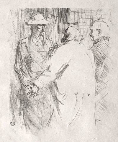Vid foten av Sinai: Clemenceau till Busk, 1898. av Henri de Toulouse Lautrec