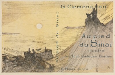 Vid foten av Sinai: Cover av Henri de Toulouse Lautrec