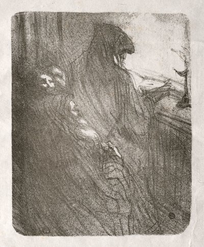 Vid foten av Sinai: De polska judarnas bön av Henri de Toulouse Lautrec