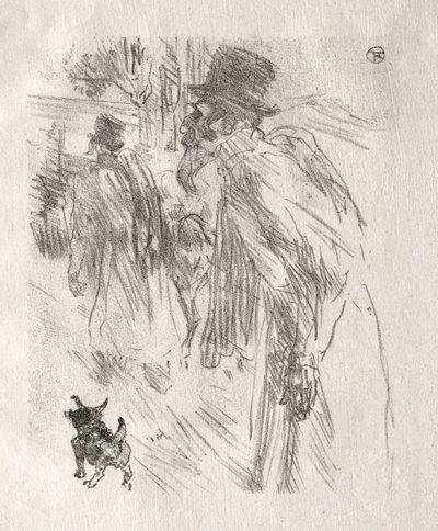 Vid foten av Sinai: De polska judarna, Carlsbad, 1898. av Henri de Toulouse Lautrec