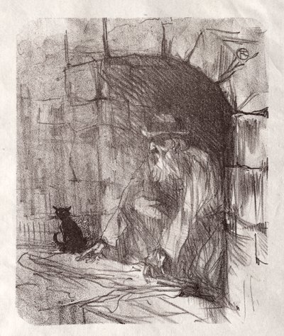 At the Foot of Sinai: A Back Shop in Krakow, 1898. av Henri de Toulouse Lautrec